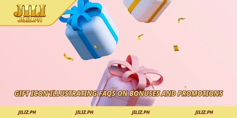Gift icon illustrating FAQs on bonuses and promotions