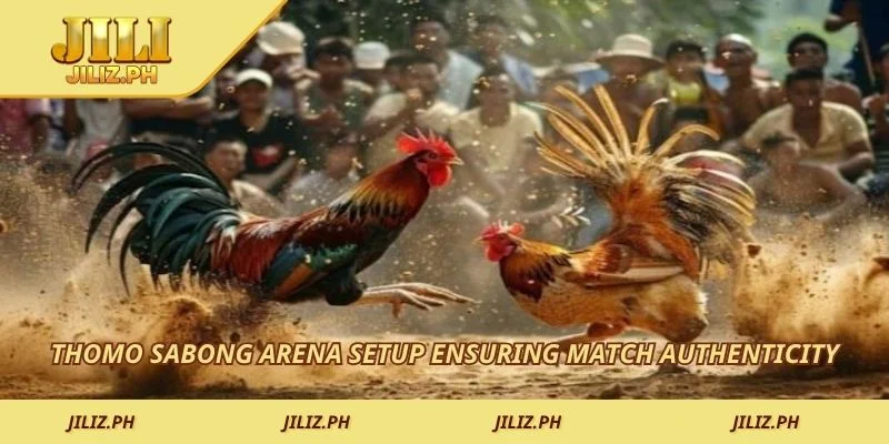 Thomo Sabong Arena setup ensuring match authenticity