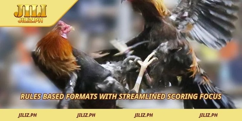 Rules based formats with streamlined scoring focus