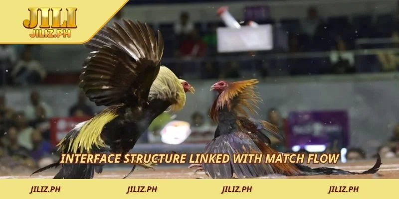 Interface structure linked with match flow