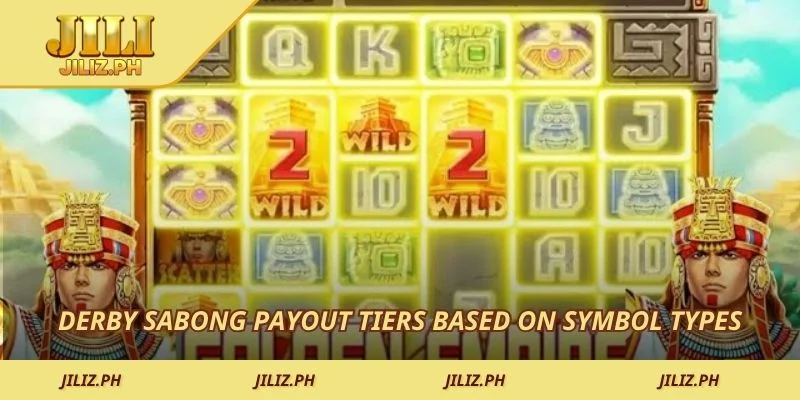 Derby Sabong payout tiers based on symbol types