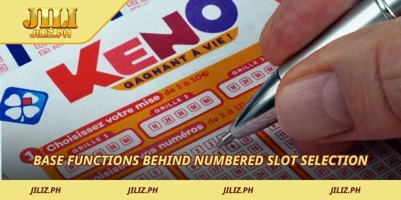 Base functions behind numbered slot selection