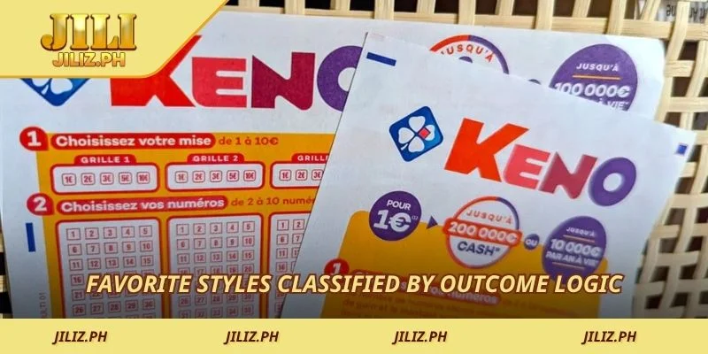 Favorite styles classified by outcome logic